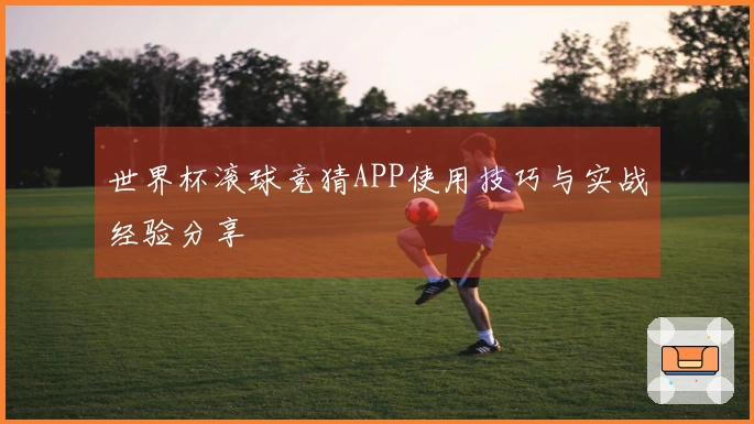 世界杯滚球竞猜APP使用技巧与实战经验分享